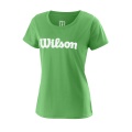 Wilson Tennis-Shirt Team Logo grün Damen
